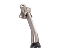 Butoir de Porte en Alliage de Zinc, Butée Antichoc pour Mur | Protection Porte et Poignée, Usage Salle de Bain la Cuisine, Finition Argenté, Accessoire Compact Anti Collision