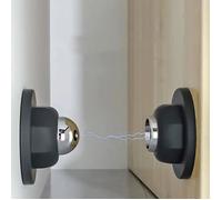 Butoir de Porte Magnétique Puissant - Cale Porte Pratique Anti-Choc, Fixation Mur, Maintien Fermeture Silencieuse