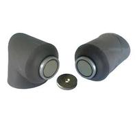 Butoir de porte magnétique universel 161330 MONIN - Gris - Force 20Kg - 161330