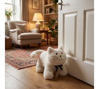 Butoir de porte rempli de pierres/décoration pour la maison, mignon chat blanc/chameau butoir de porte, Butoir de porte en peluche lourd et lesté pour la décoration de la maison, cale de porte en form