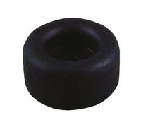 Butoir de sol - STRAUSS - 325560V - Caoutchouc - Noir - Ø20 mm x H10 mm