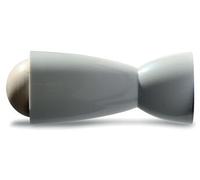 Butoir mural plastique Civilon gris longueur 70mm diamètre 27mm - INDUSTRIE - 19602278