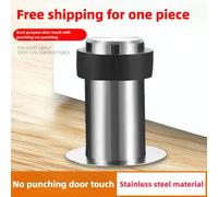 Butoirs de porte en caoutchouc, butoir de porte, joints en acier inoxydable, butoir de porte au sol, produits de sécurité, protection de sécurité, protection contre les éclaboussures 8cm-1pcs