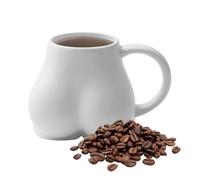 Butt drôle - Céramique 12 * 9 * 6cm | Tasse Butt | Forme Butt, cadeaux pour couple de corps féminin tasse vase, tasses drôles pour les amis