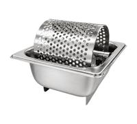 Butter Dispenser - Stainless Steel Butter Roller, Detachable Drip-Proof | Butter Spreader Tool, Stainless Steel Construction, Detachable Design, Raised Bottom, Drip-Proof Storage, Kitchen, Bakery Use