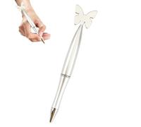 Butterfly Pens - Aesthetic Gel Ink Writing Set, 5.28x0.47 Inches Premium Stationery with Decorative Toppers, Ergonomic Creative Pens, Art Supplies for Journaling Scrapbookers Studying School Office