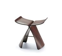 Vitra Tabouret Butterfly Bois naturel Palissandre 42x39 cm