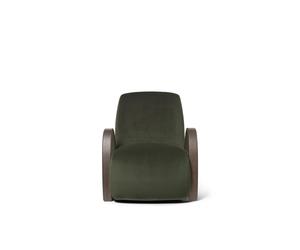 Buur Fauteuil Rich Velvet Bois de Pin