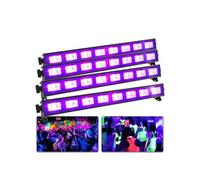 BeamZ BUV93 Ensemble de 4 barres LED - 8 x 3 Watts Noir