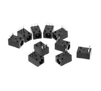 Buwei 10 pièces DC-003 3.5x1.3mm connecteur de Prise d'alimentation CC Prise de Montage sur Panneau 3 Broches