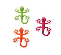 Buwei 1pcs gecko plastique forte ventouse crochet crochet mural salle de bain décoration couleur aléatoire envoyer vert/rouge/orange/bleu