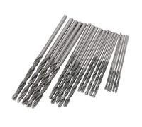 Buwei 20 pièces 1mm 1.5mm 2mm 2.5mm forets hélicoïdaux revêtus de Diamant Ensemble pour Pierre de tuile en métal Souple en Verre