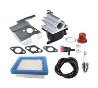 Buwei 640020 Kit de Mise au Point du carburateur + Filtre à air pour Tondeuse à Gazon Moteur Tecumseh 640020A 640020B VLV126 VLV60 VLV50 VLV55 VLV65 VLV66 VLV126A 6.5HP 6.75HP