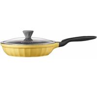BUYDEEM Poêle antiadhésive en aluminium moulé 25 cm