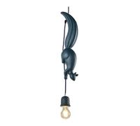 BUYFUN-Résine Pendentif Lumière Bande Dessinée Créative Écureuil Plafonniers E26E27 Lustre moderne Intérieur Luminaire pour Bleu