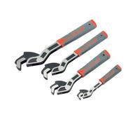 Buyohlic 15,2 cm, 20,3 cm, 25,4 cm et 30,5 cm Clé de verrouillage auto-ajustable multifonctionnelle universelle Clé de plombier (lot de tous)
