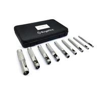 Buyohlic Lot de 9 poinçons ronds en cuir creux pour bracelet de montre, ceinture, bracelet, bricolage du cuir