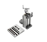 Buyohlic Mini glissière de fraisage verticale avec plaque de base - Montage direct sur mini tour 7 x 14 (pivotant avec pince))