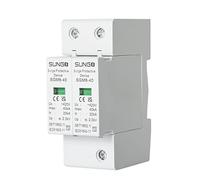 BuyW ispositif de Protection Contre Les surtensions 2P 40Ka, parafoudre photovoltaïque, Protection des appareils électroménagers AC420V