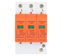 BuyWeek Parafoudre 3P, 420V AC 10KA à 20 KA Parasurtenseur Domestique Dispositif de Parafoudre Basse Tension Protecteur de Surtension Domestique