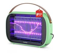 Buzbug Lampe Anti Moustique LED Tue Mouche Electrique, Lampe à Durée de Vie de 10 Ans, Durable Lampe Anti-Mouche,Piege a Mouche, Attrape Mouche-MA015B（Vert Clair）