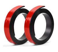 BUZIFU Bande Magnétique Autocollante 1m Type A + 1m Type B Bande Magnétique Adhésive 1,5mm x 12,7mm Ruban Magnétique Ruban Adhésif Aimanté Bande Magnétique pour Moustiquaires & Rideaux