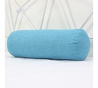 BVAMOS Long traversin rond en lin pour canapé, lit, voiture, bureau, coussin de soutien doux, coussin de soutien du cou, soulagement de la douleur du dos/genoux/jambes, orthopédique