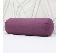 BVAMOS Traversin Long Oreiller en Lin Rond Oreiller Lombaire pour Canapé Lit Voiture Bureau, Coussin de Soutien d'Accoudoir Doux, Oreiller de Soutien du Cou, Soulagement des Douleurs Dos/Genou/Jambe