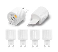 BV mpoule LED G9 Spot 1.5W équiv 20W Halogène, 150lm 230V Non Dimmable Sans Scintillement Base Céramique 38° Haute Durée de Vie Pour Lustre Cristal Micro-Ondes, 5 Pièces(Warm white 3000K)