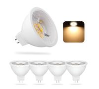 BV mpoule LED GU5.3 MR16 7W Dimmable AC190-260V 650LM Blanc Chaud 3000K Lot de 5 CE/RoHS Éq.50W halogènes