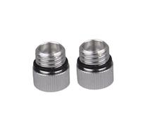 Bvdfgk 2 Pièces Base de Buse pour Machine à Ensemble d'Accessoires de Siphon à Crème Aluminium Support de Buse Professionnel Adapté Cuisine