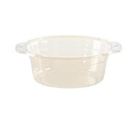 Bvdfgk Bassine à Laver, Bac à Linge, Seau, Bassine Multifonctionnelle Transparente pour La Vaisselle, Idéale pour Les Légumes, La Cuisine, Les Randonnées et, 19.5 cm x 9 cm