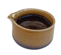 Bvdfgk Bol à Matcha En Porcelaine, Bol Mélangeur à Matcha avec Bec Verseur, Fabrication Artisanale Traditionnelle pour La Famille, or