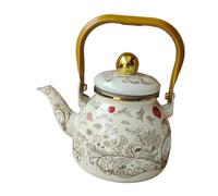 Bvdfgk Bouilloire émaillée 1,2 L, Carafe à Jus et à Eau Multifonction avec Poignée, Cafetière/théière pour Restaurant, Eau Froide, Usage Domestique, Des Oiseaux
