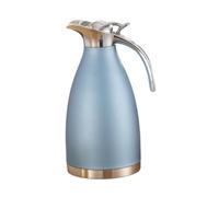 Bvdfgk Carafe à Café/distributeur de Boissons Isotherme de 2 L En Acier Inoxydable 304, Maintient Les Boissons Chaudes, Le Thé et Le Lait Au Chaud, Multifonc, Bleu