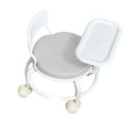 Bvdfgk Chaise de Salle à Manger pour Enfants, Table à Manger, Plateau Amovible, Chaise Souple, Confortable, Stable pour Tout-Petits, Gris