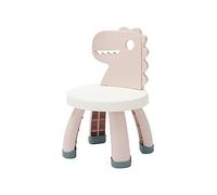 Bvdfgk Chaise Enfant Dinosaure de Dessin Animé, Résistante, Antidérapante, Design Ergonomique, Marchepied pour Les Familles, La Maternelle, Cadeau de Noël, Rose