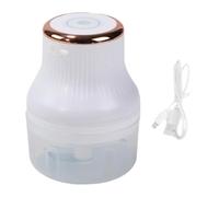 Bvdfgk Hachoir à Ail Électrique Portable Mélangeur Alimentaire Mini Mixeur Sans Fil Compacte avec Usage Polyvalent Adapté Famille Repas sur, Blanc