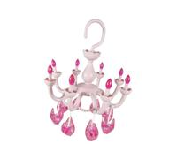 Bvdfgk Porte-sous-vêtements Suspendu En Forme de Lustre, Coupe-vent, avec 8 Pinces pour Soutien-, Chaussettes et Gants, Idéal pour Une Chambre Ou Un Dor, Rose
