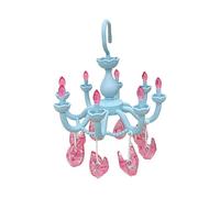 Bvdfgk Porte-sous-vêtements Suspendu En Forme de Lustre, Coupe-vent, avec 8 Pinces pour Soutien-, Chaussettes et Gants, Idéal pour Une Chambre Ou Un Dor, Bleu