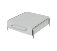 Bvdfgk Range-tiroir Organisateur de Dosettes de Café Tiroir Rangement Capsules Panier de Stockage Support Capsules Matériau Acier Carbone Accès Direct Adapté, Blanc