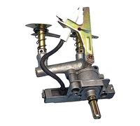 Bvdfgk Robinet de pour Barbecue en Métal, Régulateur, Robinet de Barbecue avec Brûleur Automatique, Sortie de pour Cuisine, 0,45 cm à 0,88 cm