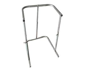 Bvdfgk Support de Sac Métallique Résistant à La, Dispositif de Mise en Sac Multifonctionnel pour L'extérieur, sans Roue