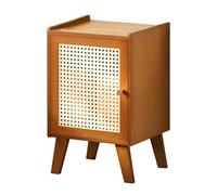 Bvdfgk Table de Chevet En Bambou, Table D'appoint Moderne et Robuste avec Une Grande Surface, Table D'appoint Multifonctionnelle pour Le Salon et La, Brun Foncé