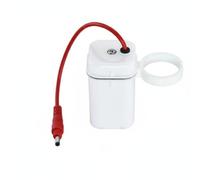 Bvdfgk Urinal d'Énergie Boîte à Piles Boîtier 4 AA 6v Sortie Fiable Compatibilité avec Capteurs Adapté aux Toilettes de Gares Aéroports Installations de Service, Blanc, DC Male Plug W