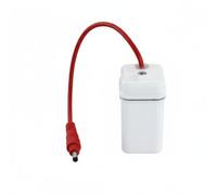 Bvdfgk Urinal d'Énergie Boîte à Piles Boîtier 4 AA 6v Sortie Fiable Compatibilité avec Capteurs Adapté aux Toilettes de Gares Aéroports Installations de Service, Blanc, 7 DC Male Plug