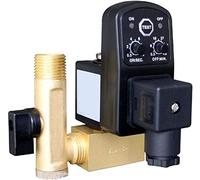 BVUYQAPIG 1/2Inch DN15 Électrovannes Électroniques Automatiques Égouttoir 24V 110V 220V 380V Split Type Électronique Temporisé Air Comprimé Réservoir De Gaz Opt-A Utile(DC 24v,Switch)