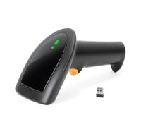 BWHS25L Scanner de codes-barres 1D/2D/QR avec 2,4 G + filaire + Bluetooth tri-mode, 300 scans/s, stockage de 100 000 codes-barres, support pliable
