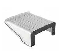 BWOFJGWH Pluie pour Caméra Housse Pare-Soleil Abri Pare-Pluie Capot de Protection en Plastique Étanche Anti-poussière Compatible Dôme et Cylindre Adapté à Extérieure Maison Entreprise, Blanc
