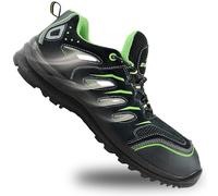 BWOLF Hawaii S1P Chaussures de Sécurité Hommes Chaussure de Securite Femmes avec Technologie 4x4 Grip et Capuchon en Composite, Noir, 39 EU